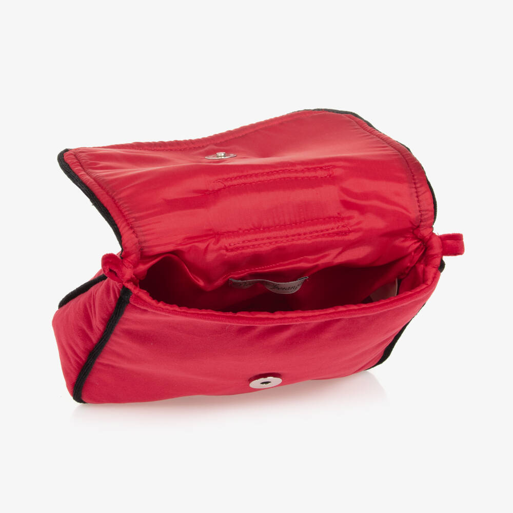 Piccola Speranza-Girls Ruby Velvet Purse (19cm) | Childrensalon Outlet