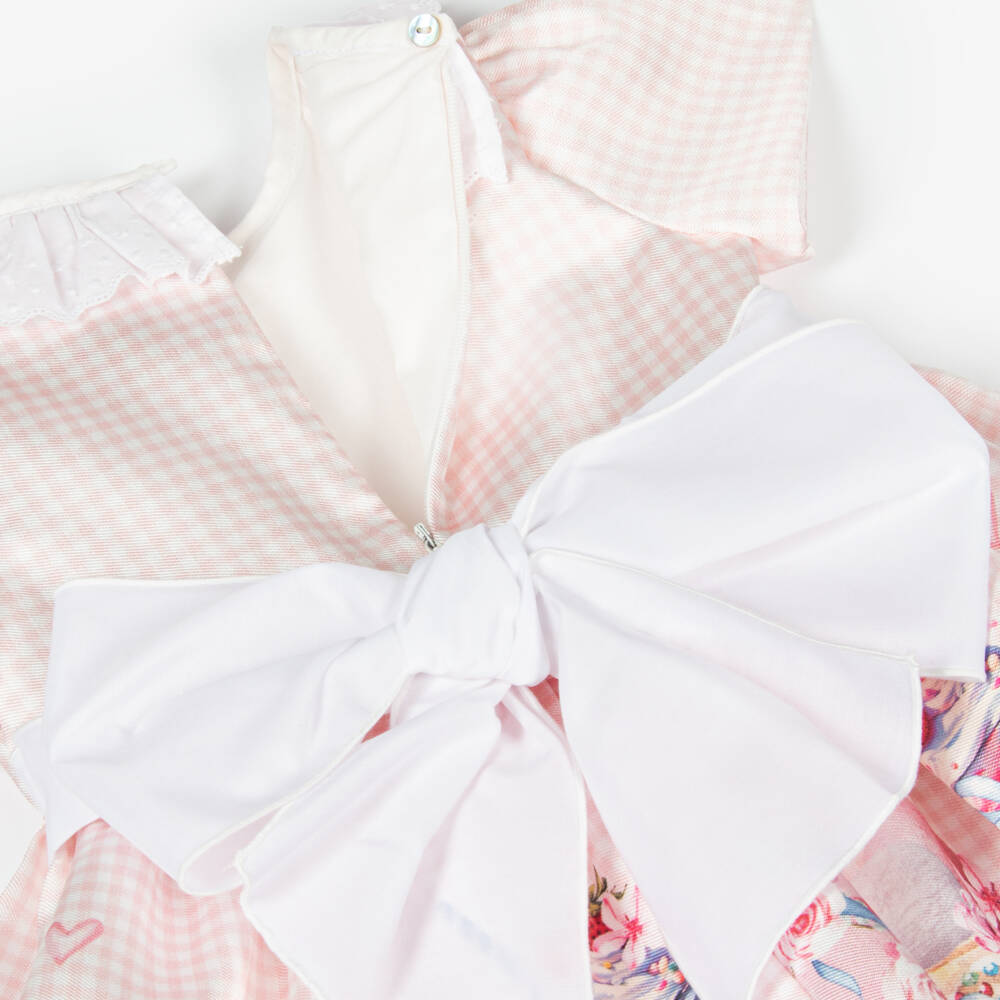 Piccola Speranza-Girls Satin Ice Cream Delight Dress | Childrensalon Outlet