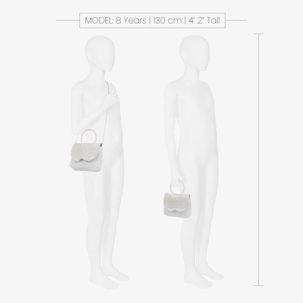 Piccola Speranza-Girls Sky Lace Elegance Bag | Childrensalon Outlet