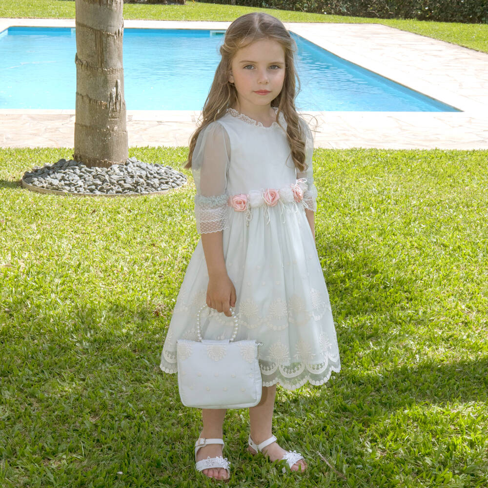 Piccola Speranza-Girls Sky Lace Elegance Bag | Childrensalon Outlet