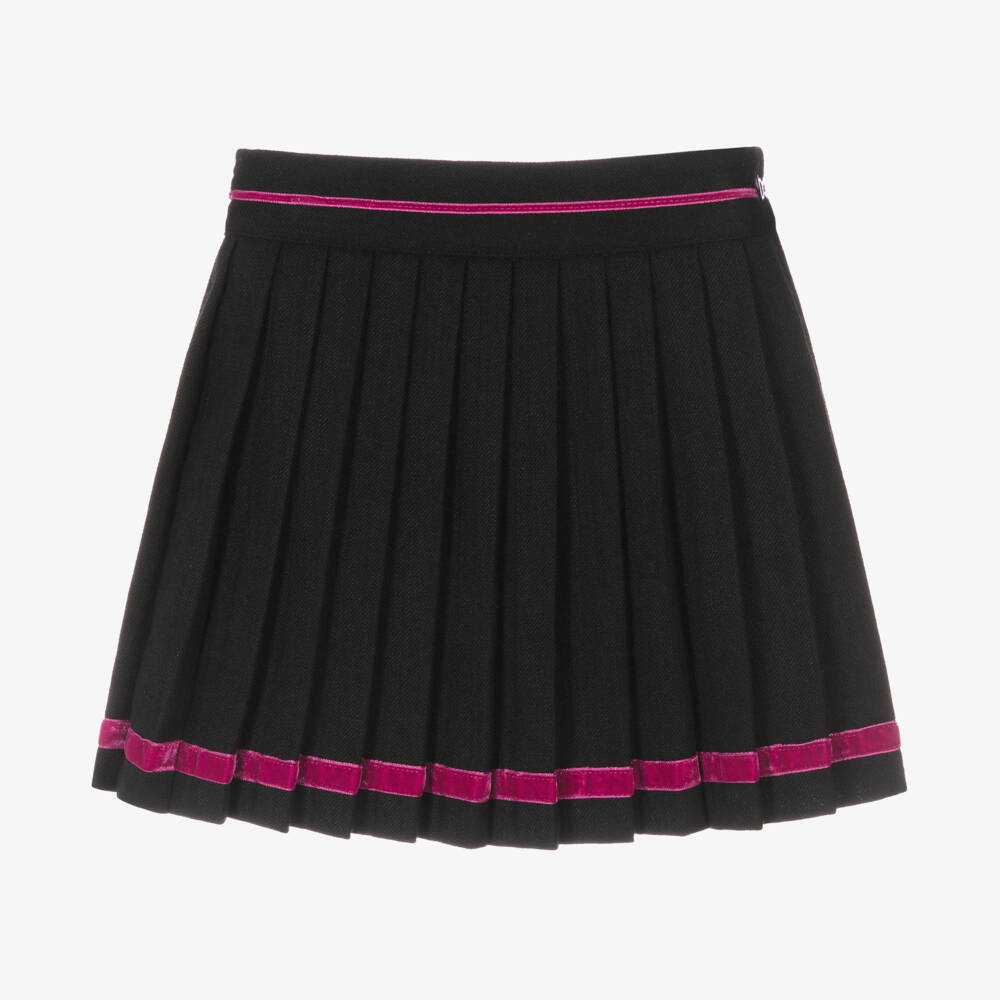 Piccola Speranza-Girls Wool Skirt with Pleats | Childrensalon Outlet