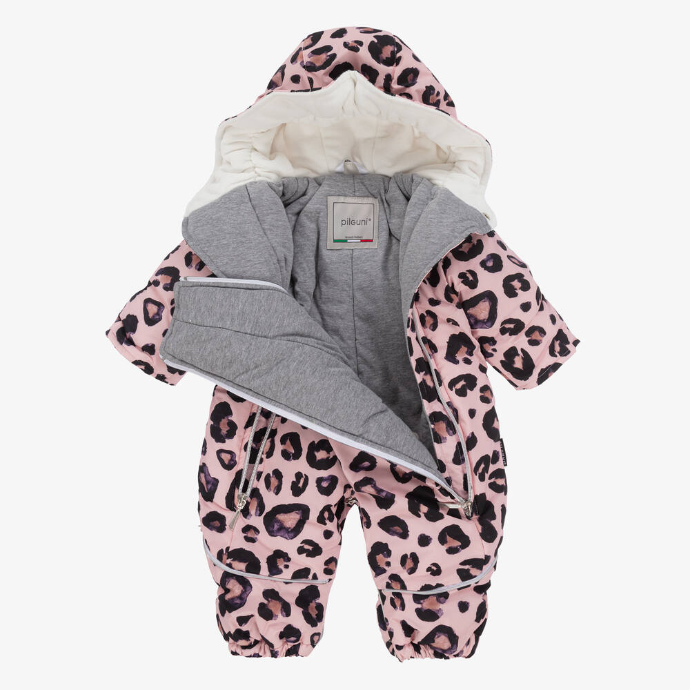 Leopard print baby snowsuit new arrivals