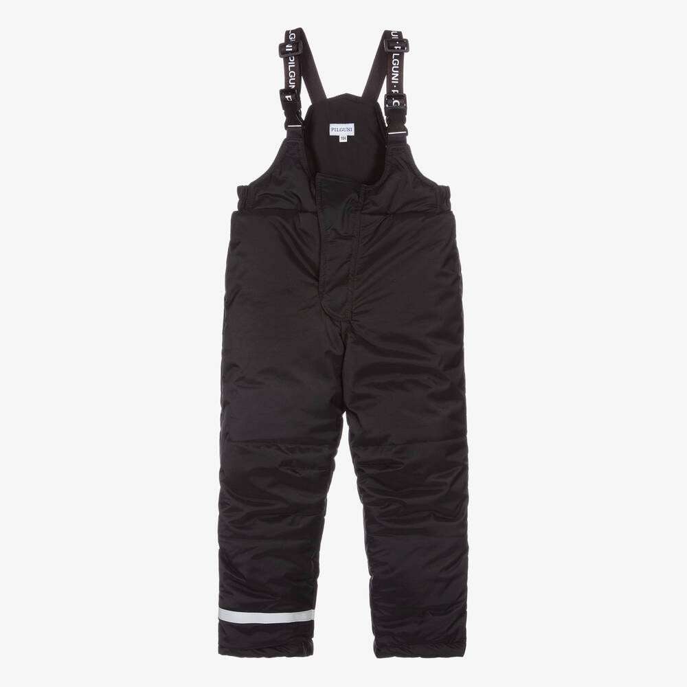 Pilguni-Black Ski Salopettes | Childrensalon Outlet