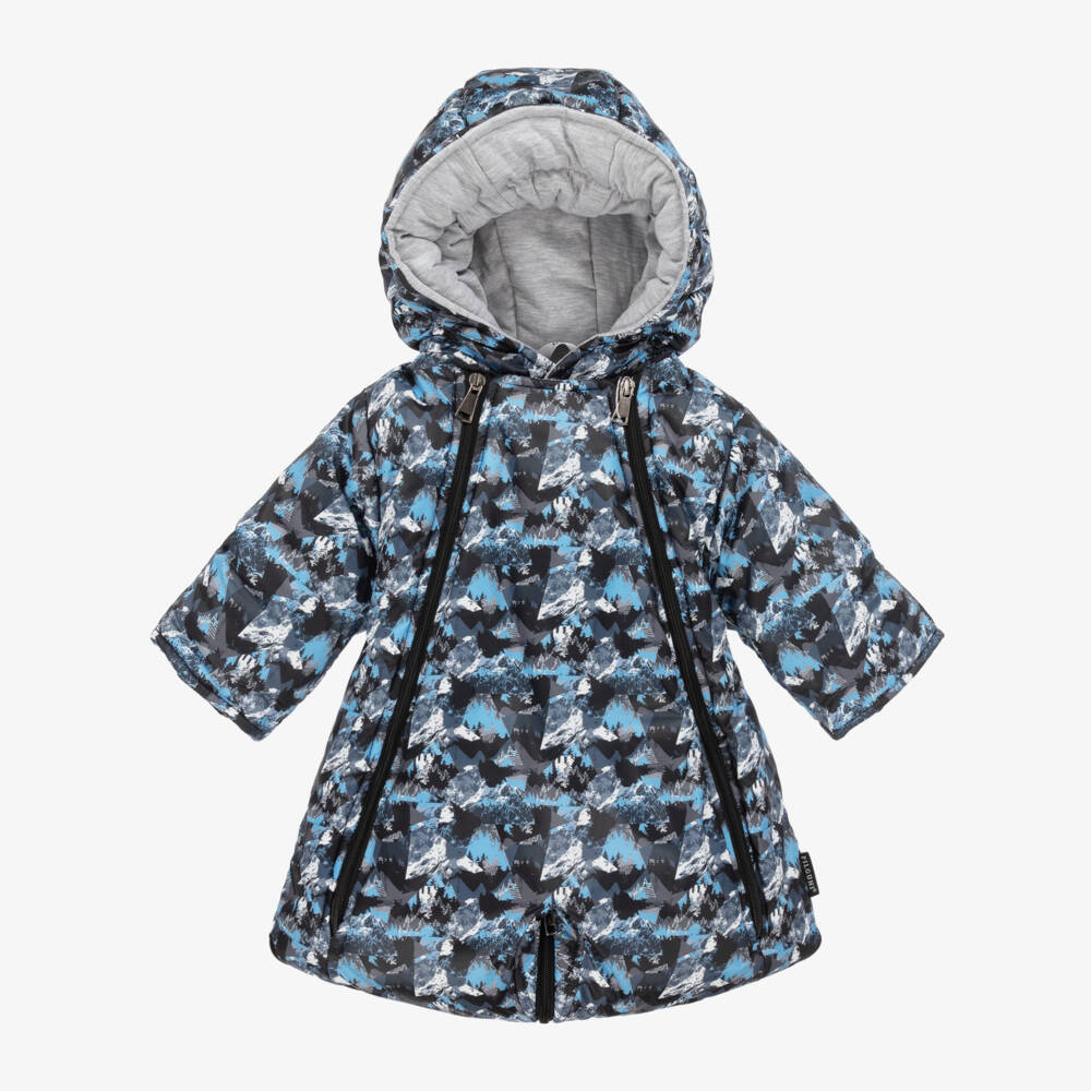 Pilguni-Boys' Alpine Blue 2-in-1 Snowsuit | Childrensalon Outlet