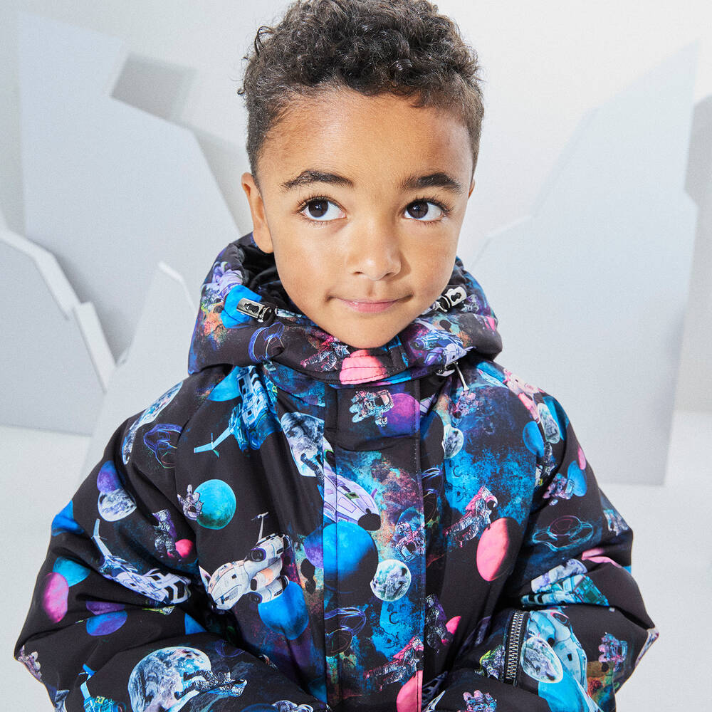 بيلغوني-أوفرول شتوي لون أسود للأولاد | Childrensalon Outlet