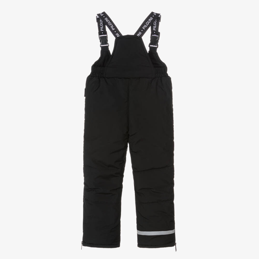 Pilguni-Утеплённые чёрные лыжные брюки для мальчиков | Childrensalon Outlet