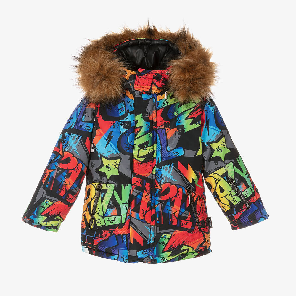 Pilguni - Boys Colourful Ski Jacket | Childrensalon