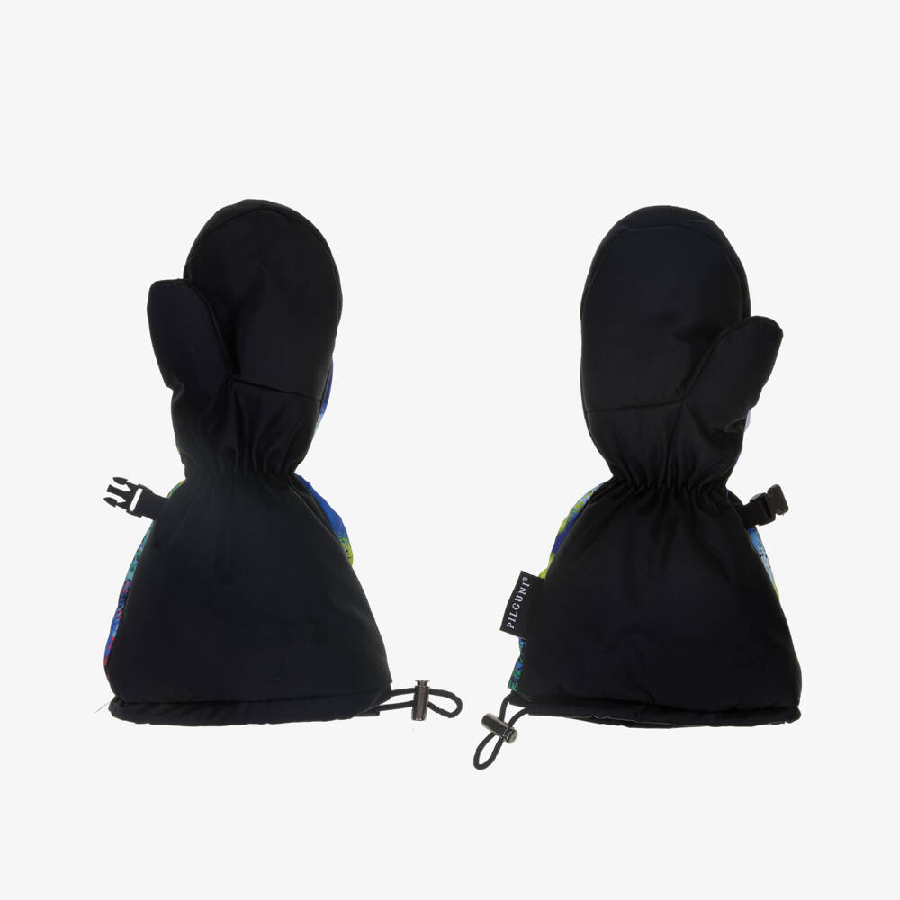 Pilguni-Boys Vibrant Graffiti Ski Gloves | Childrensalon Outlet
