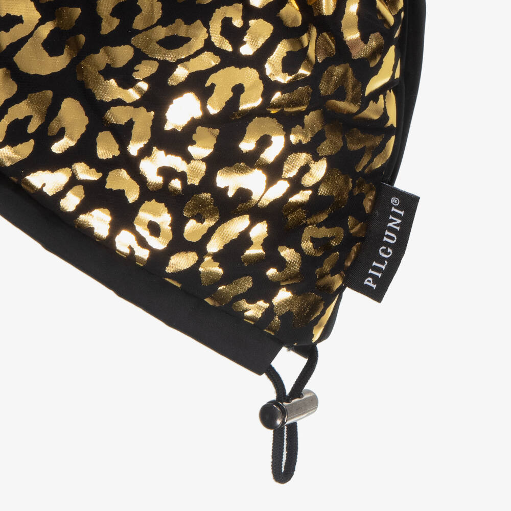 Pilguni-Girls Leopard Glam Ski Gloves | Childrensalon Outlet