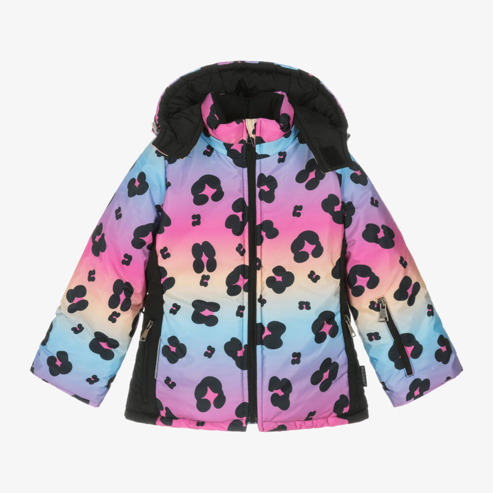 Pilguni-Girls Safari Pink Winter Coat | Childrensalon Outlet