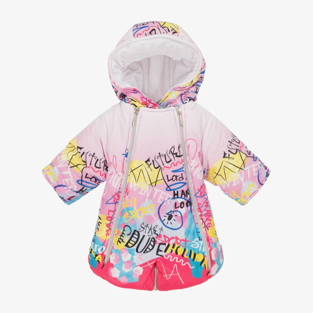 Pilguni-Girls Vibrant Pink 2-in-1 Snowwear | Childrensalon Outlet
