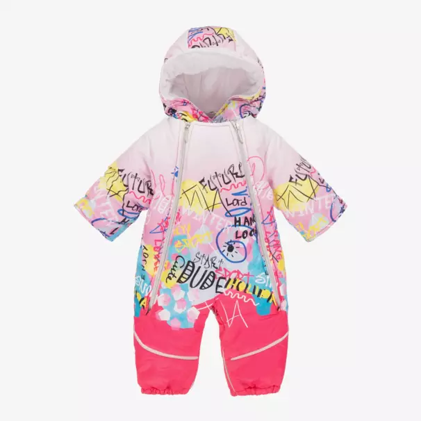 Pilguni-Girls Vibrant Pink 2-in-1 Snowwear | Childrensalon Outlet