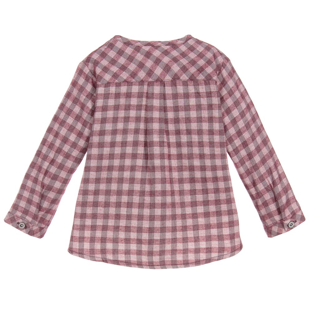 Pili Carrera-Boys Check Cotton Shirt | Childrensalon Outlet