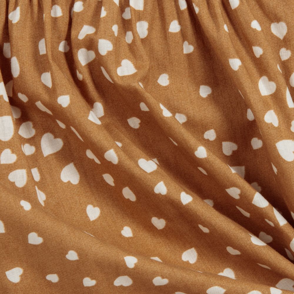 Pili Carrera-بلوز قطن لون بيج داكن وعاجي | Childrensalon Outlet