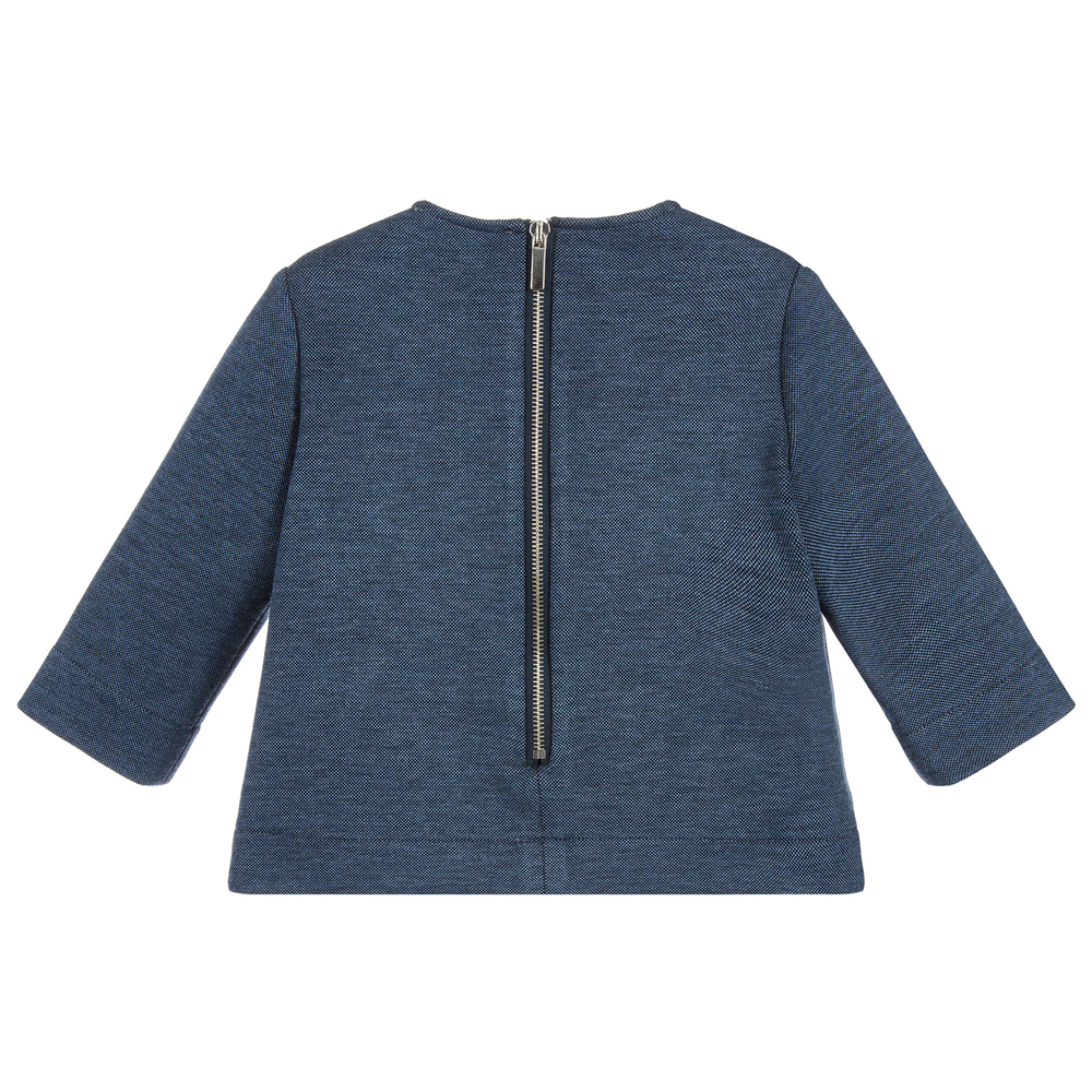 Pili Carrera-Girls Blue Sweatshirt | Childrensalon Outlet