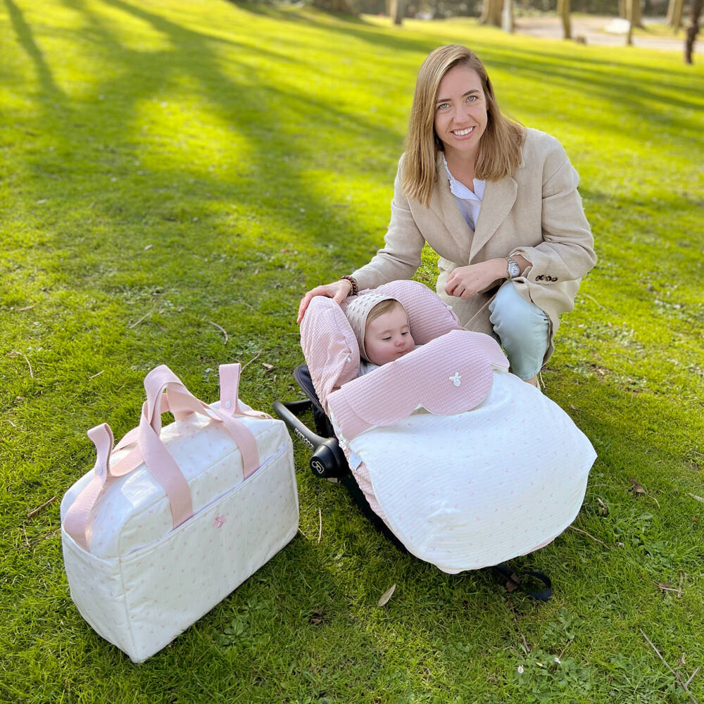 Uzturre-Pink Car Seat Baby Nest (75cm) | Childrensalon Outlet