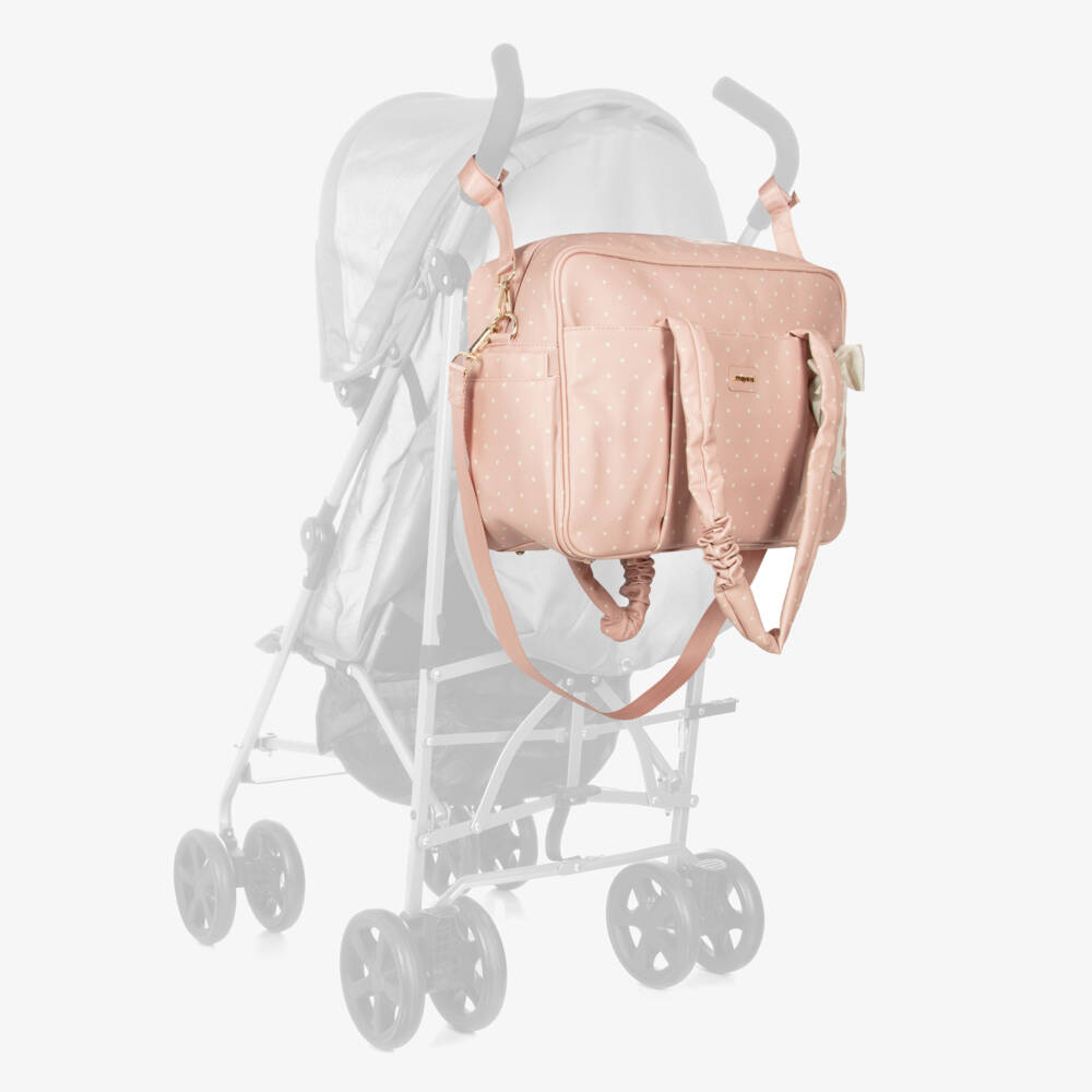 Mayoral-Pink Faux Leather Changing Bag (48cm) | Childrensalon Outlet