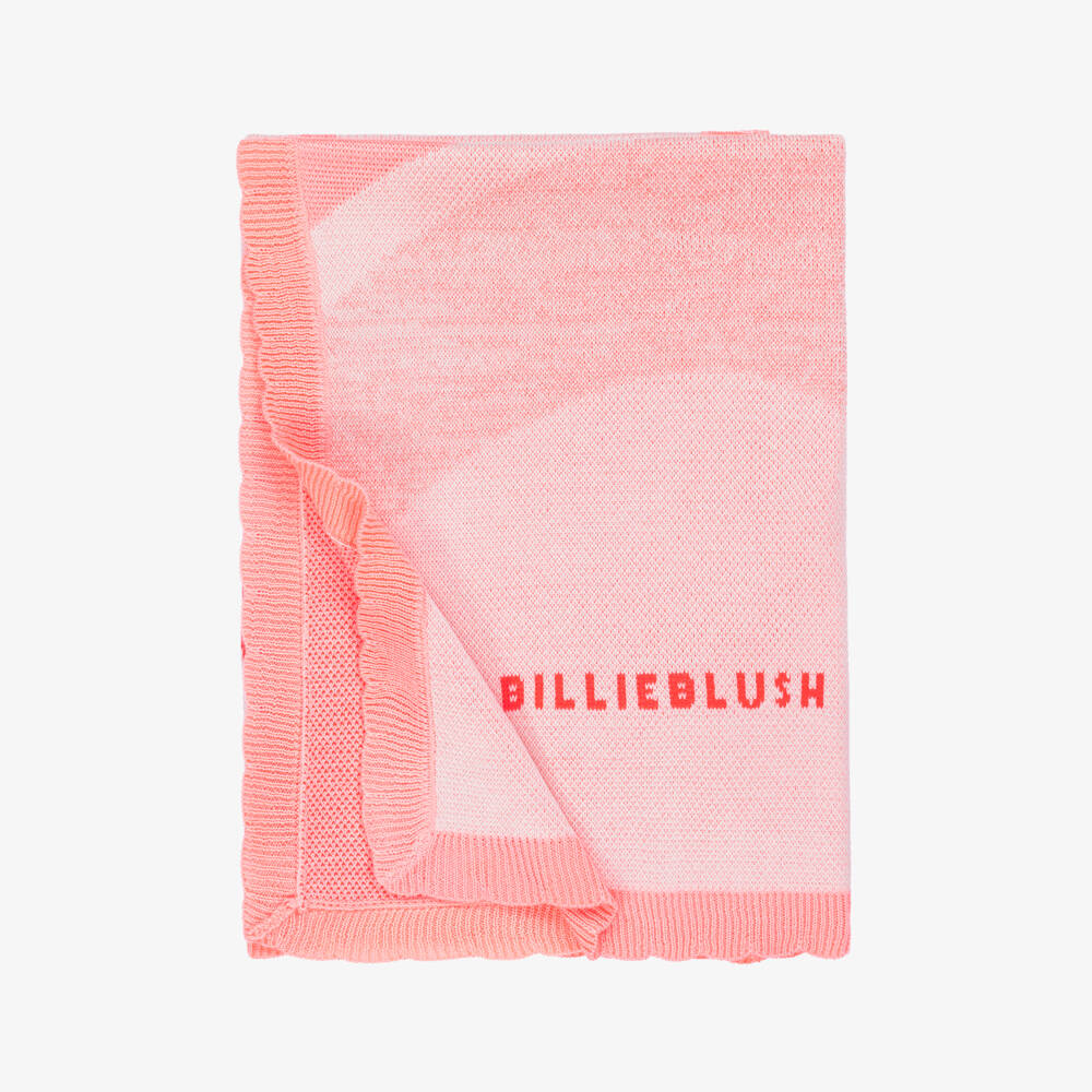 Billieblush-Розовое радужное вязаное одеяло для девочек | Childrensalon Outlet