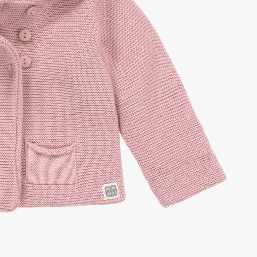 Minutus-Pink Hooded Pram Coat & Trouser Set | Childrensalon Outlet
