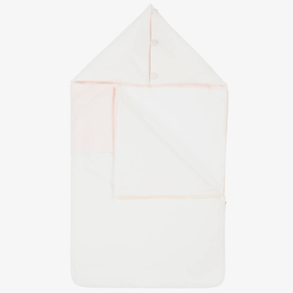 Emporio Armani-Pink Logo Nest (74cm) | Childrensalon Outlet