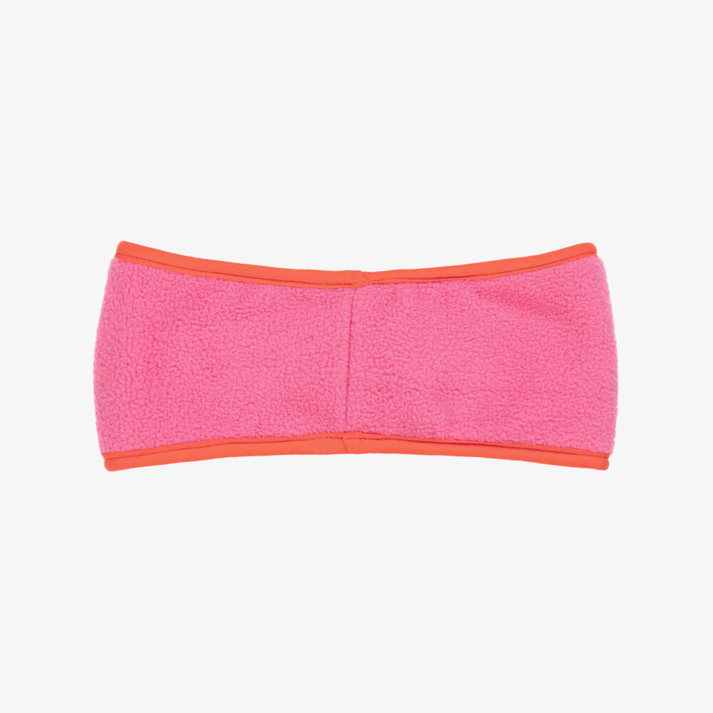 Bobo Choses-Pink Polar Fleece Ski Headband | Childrensalon Outlet