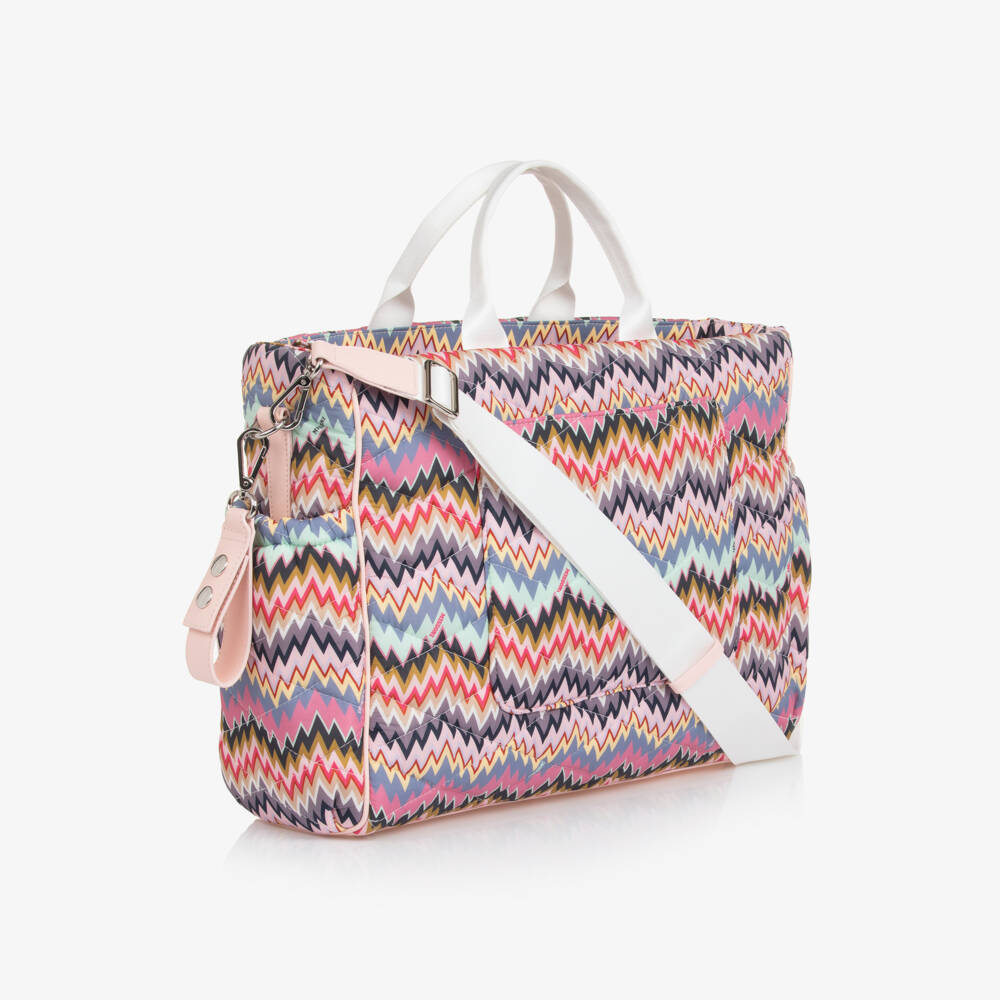 Missoni-Pink & Purple Zigzag Changing Bag (50cm) | Childrensalon Outlet
