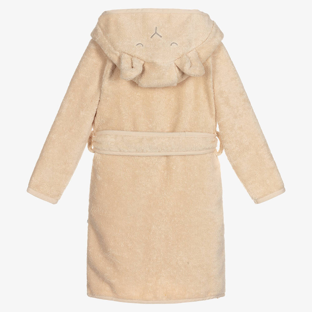 Pippi-Бежевый махровый халат из органического хлопка | Childrensalon Outlet