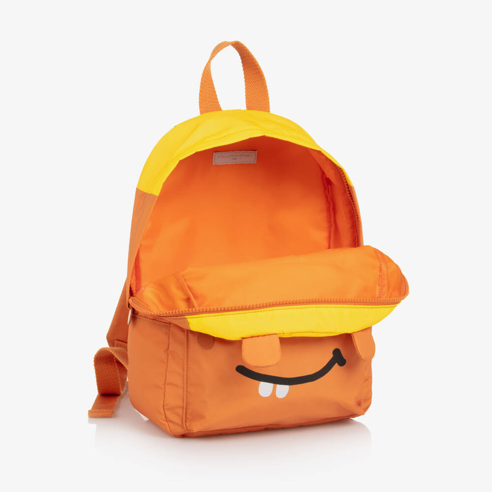 Stella McCartney Kids-Playful Orange Squirrel Backpack (30cm) | Childrensalon Outlet