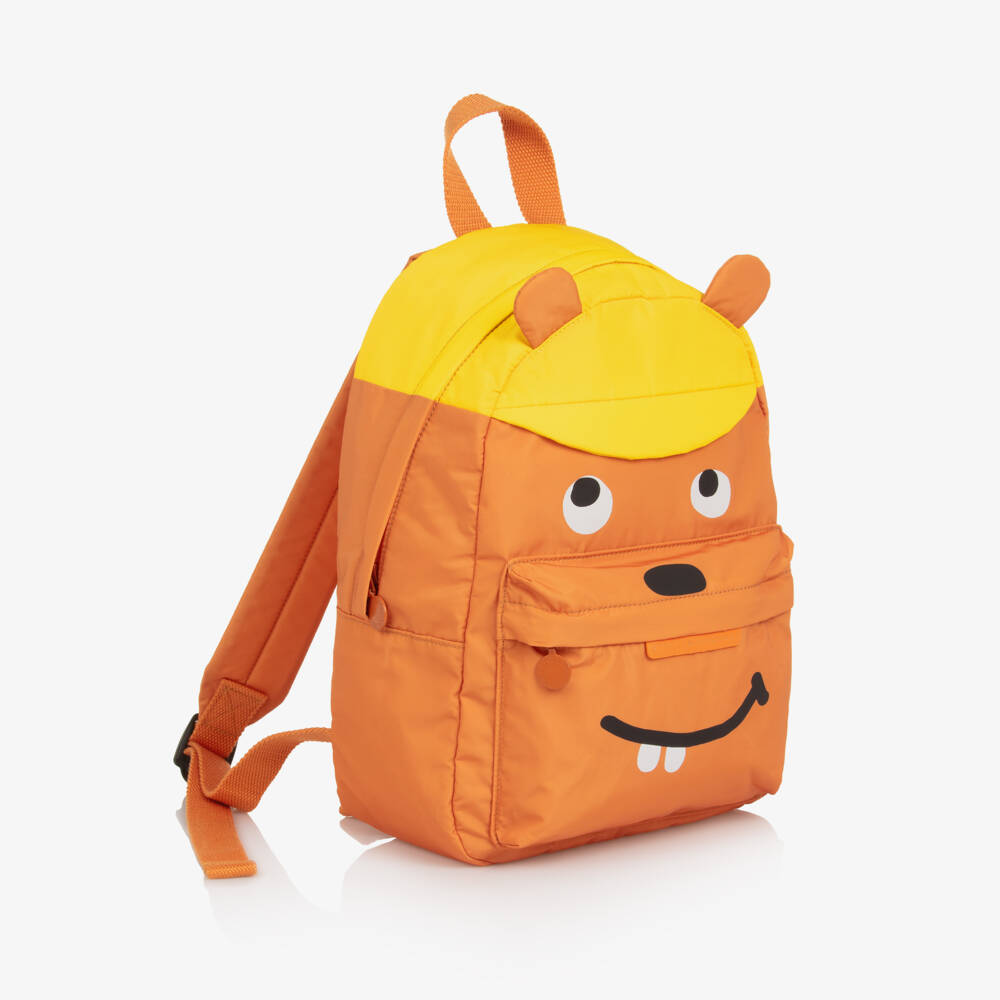 Stella McCartney Kids-Playful Orange Squirrel Backpack (30cm) | Childrensalon Outlet