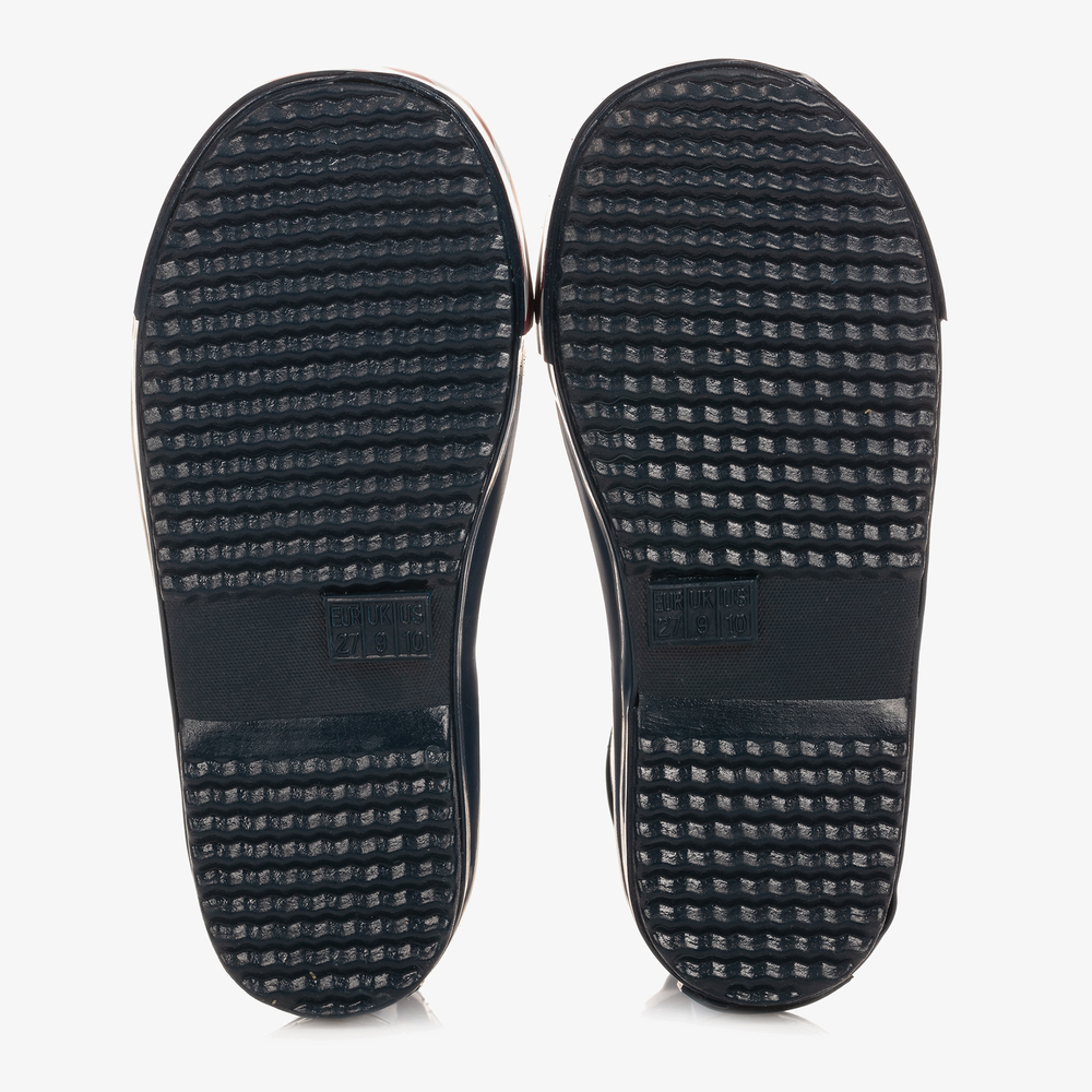 بلاي شوز-بوت واقي من المطر مطاط لون أزرق للأولاد | Childrensalon Outlet