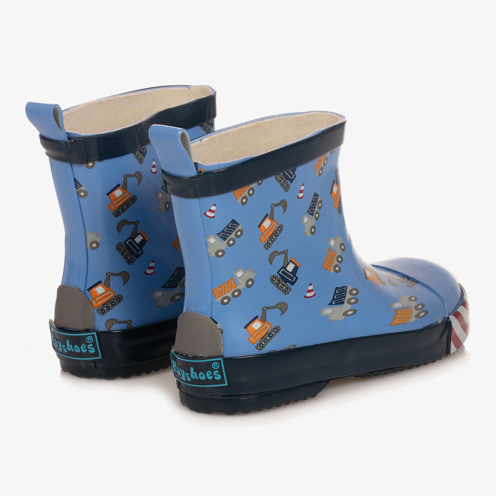 Playshoes Rain Footies Blue - Mugavik Barefoot