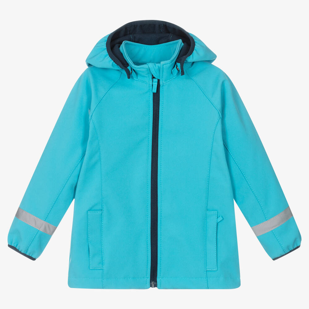 Playshoes - Blue Softshell Rain Jacket | Childrensalon