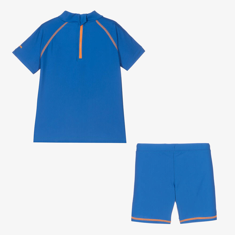Playshoes-Синяя футболка и шорты-плавки для мальчиков (UPF50+) | Childrensalon Outlet