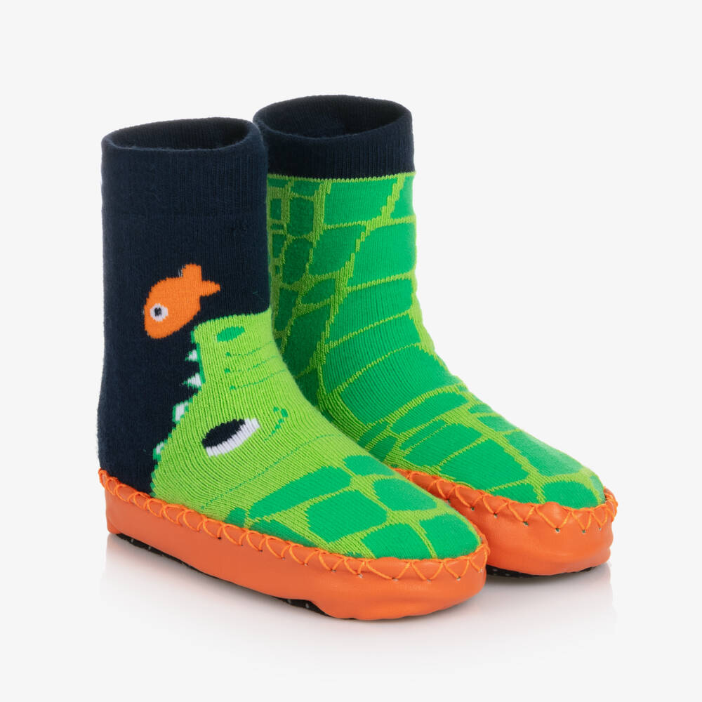 Playshoes-Уютные носки с крокодилом для мальчиков | Childrensalon Outlet