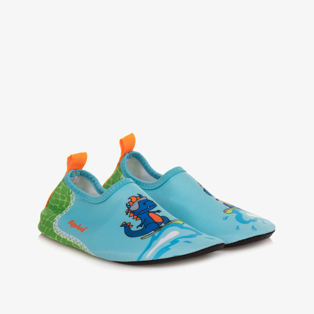 Playshoes-Boys Dino Surf Water Shoes | Childrensalon Outlet