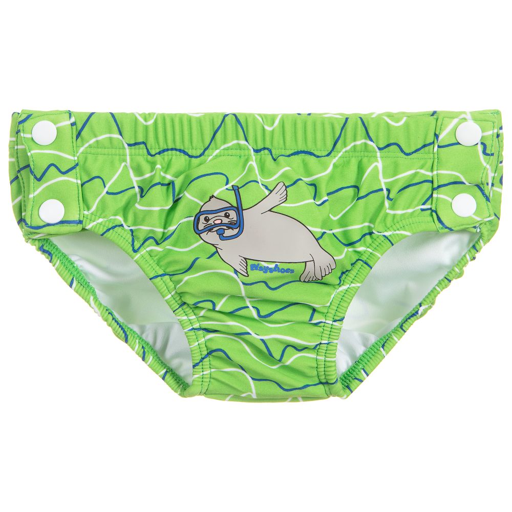 Playshoes-Boys Green Swim Pants (UPF50+) | Childrensalon Outlet