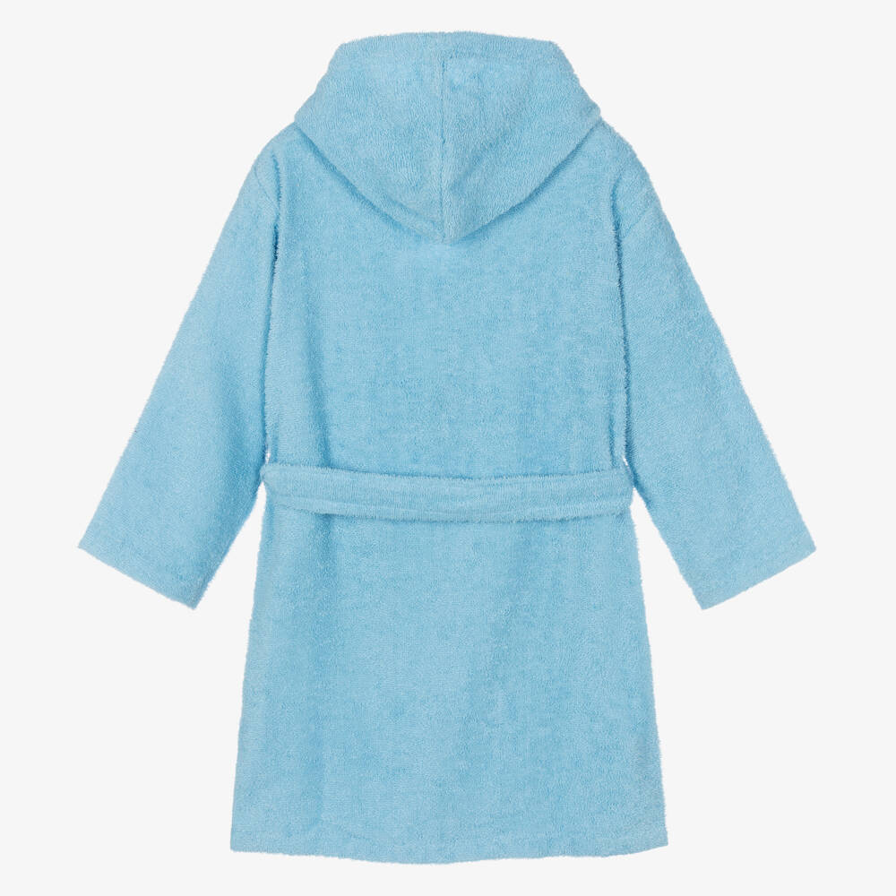Playshoes-Boys Marine Blue Cotton Robe | Childrensalon Outlet