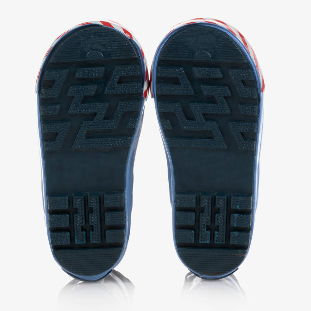 بلاي شوز-بوت واقي من المطر مطاط لون كحلي للأولاد | Childrensalon Outlet