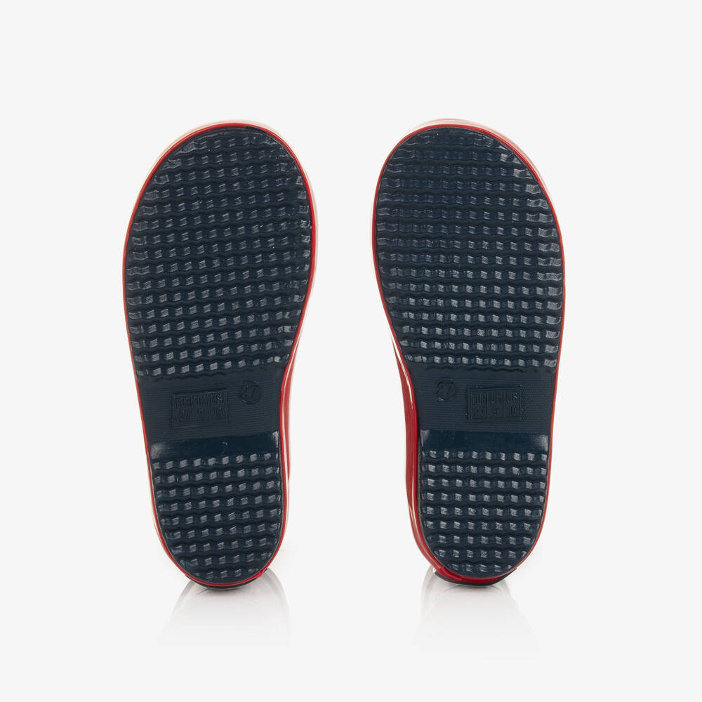 Playshoes-بوت واقي من المطر مقلّم لون كحلي | Childrensalon Outlet