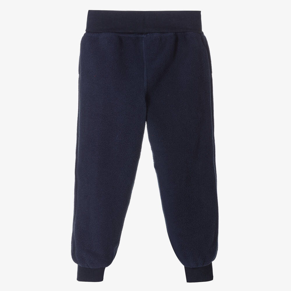 Playshoes-Boys Soft Fleece Navy Trousers | Childrensalon Outlet