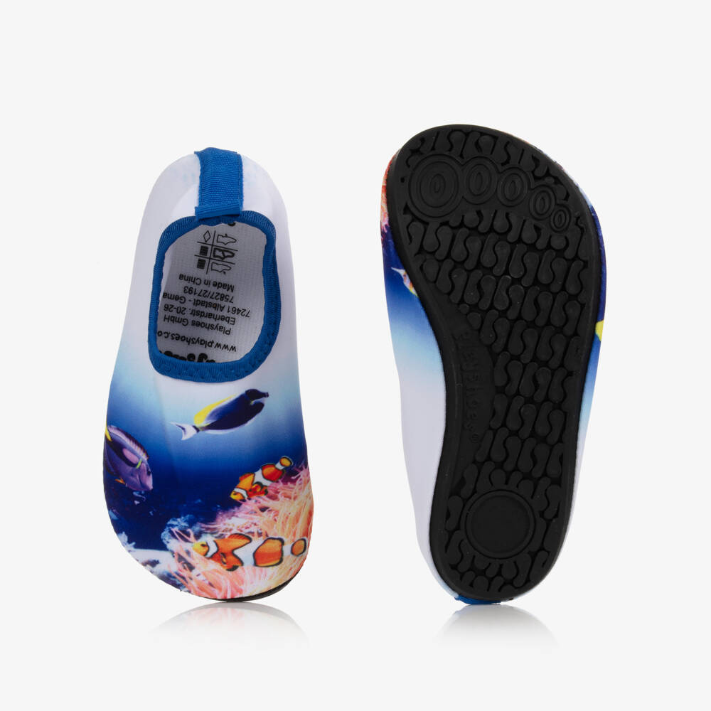 Playshoes-حذاء للشاطىء لون أزرق (+UPF 50) | Childrensalon Outlet