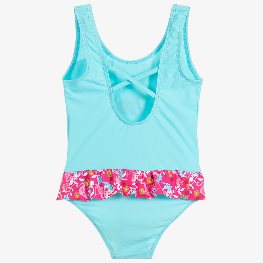 بلاي شوز-مايّو لون أزرق و زهري للبنات (+UPF50) | Childrensalon Outlet