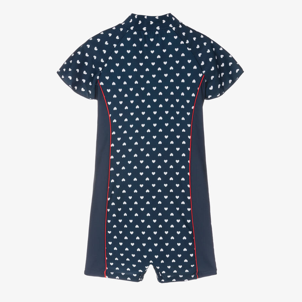 بلاي شوز-أوفرول واقي من الشمس لون كحلي للبنات (+UPF50) | Childrensalon Outlet