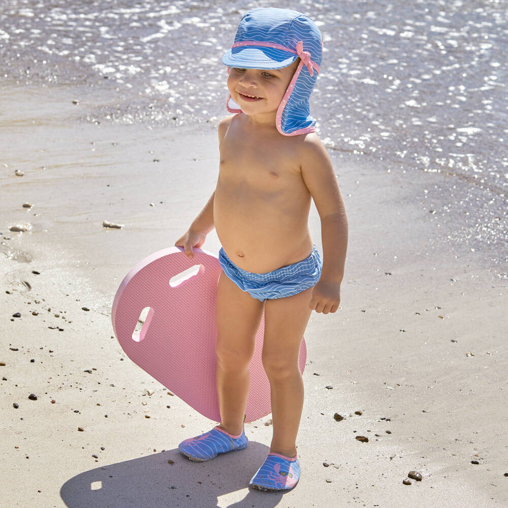 Playshoes-حذاء سباحة للبنات بلون المرجان والسماء | Childrensalon Outlet