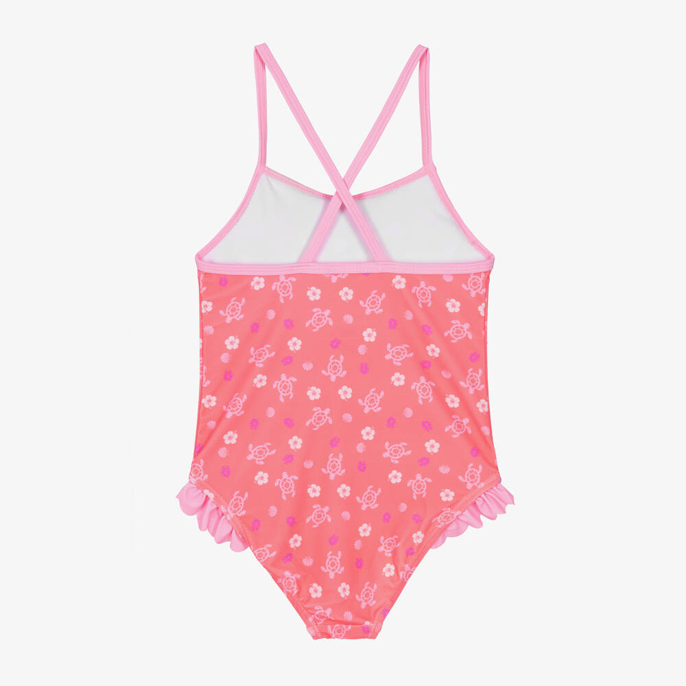 Playshoes-مايوه بطبعة ورود لون زهري للبنات | Childrensalon Outlet