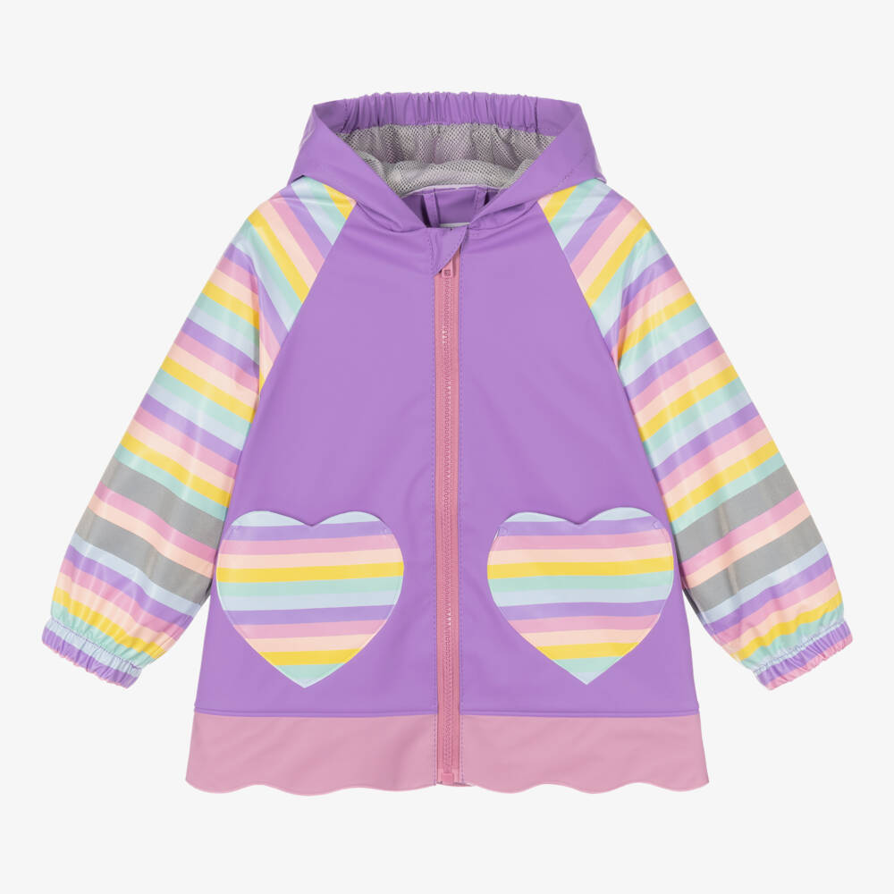Playshoes-Girls Enchanted Purple Unicorn Coat | Childrensalon Outlet