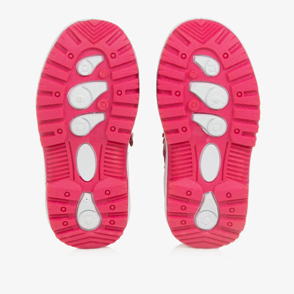 Playshoes-Розовые боты с принтом в виде снежинок | Childrensalon Outlet