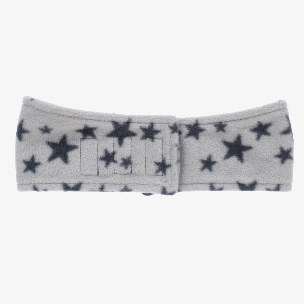 بلاي شوز-Girls Grey Star Fleece Headband | Childrensalon Outlet