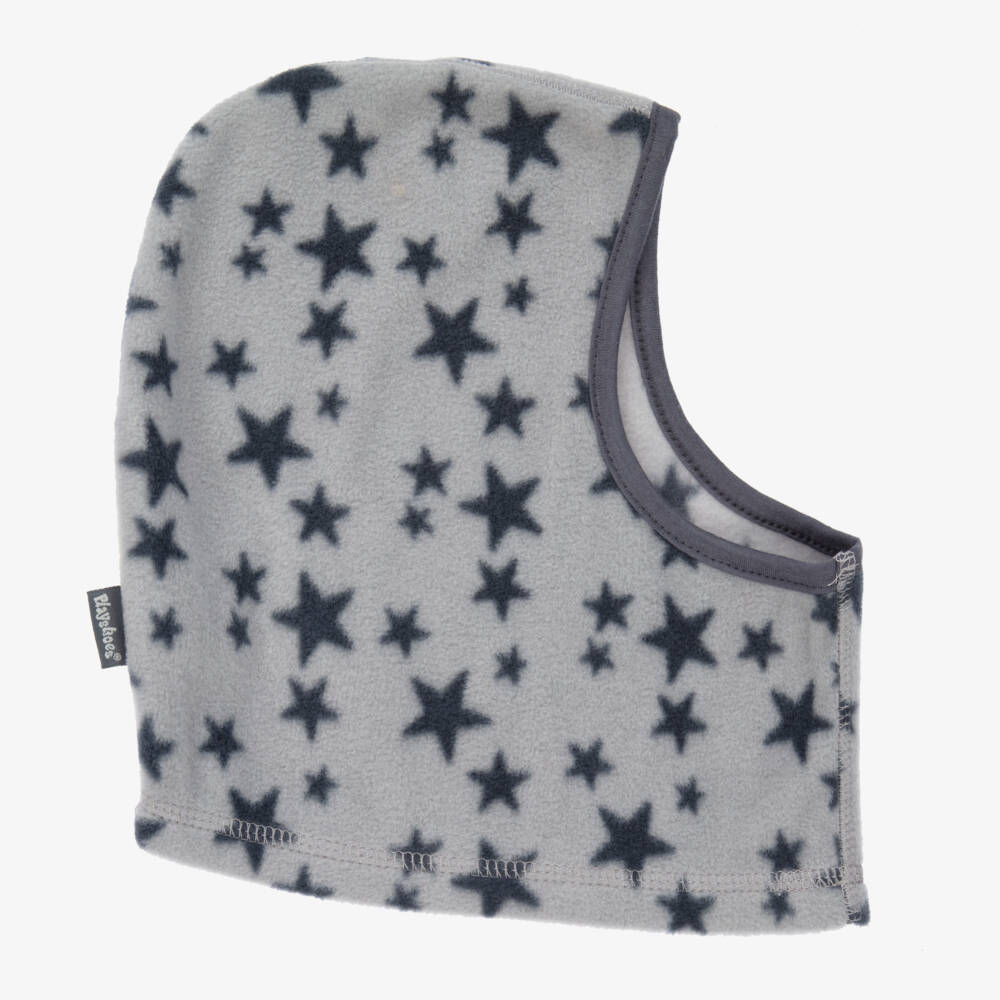 Playshoes-Girls Grey Star Fleece Hood | Childrensalon Outlet