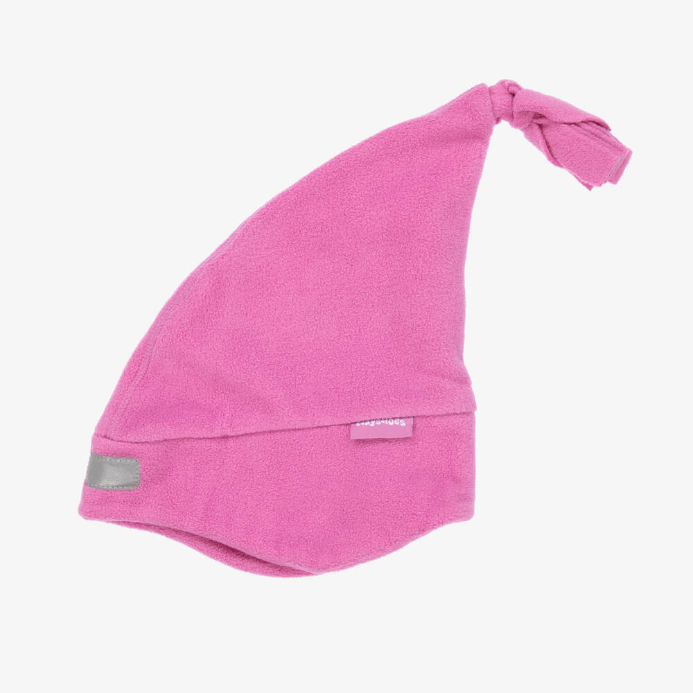 Playshoes Girls Pink Fleece Hat